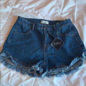 High waisted shorts